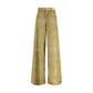 Petar Petrov Gold Cotton Casual Pants
