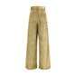 Petar Petrov Gold Cotton Casual Pants