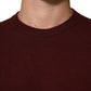 Dolce & Gabbana Maroon Cashmere Crew Neck Pullover Sweater