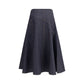 Jacquemus Blue Cotton Midi Skirt