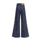 Etro Blue Cotton Flared Jeans