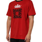 Dolce & Gabbana Red Logo Crown Cotton Short Sleeves T-shirt