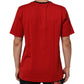 Dolce & Gabbana Red Logo Crown Cotton Short Sleeves T-shirt