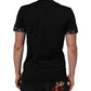 Dolce & Gabbana Black Musical Print Cotton Crew Neck T-shirt
