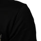 Dolce & Gabbana Black Musical Print Cotton Crew Neck T-shirt