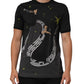 Dolce & Gabbana Black Musical Print Cotton Crew Neck T-shirt