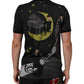 Dolce & Gabbana Black Musical Print Cotton Crew Neck T-shirt