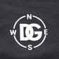 Dolce & Gabbana Black Logo Compass Cotton Crew Neck T-shirt