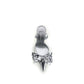 MACH & MACH Cadeau Silver Wrapped Leather Pumps