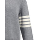 Thom Browne Gray Fleece Wool Sweatshirt