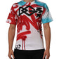 Dolce & Gabbana White Graffiti Crew Neck Short Sleeves T-shirt