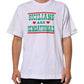 Dolce & Gabbana White Graphic Print Cotton Crew Neck T-shirt