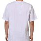 Dolce & Gabbana White Graphic Print Cotton Crew Neck T-shirt