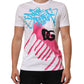 Dolce & Gabbana White Graphic Print Cotton Crew Neck T-shirt