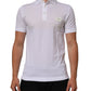 Dolce & Gabbana White Collared Short Sleeves Polo Men T-shirt