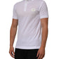 Dolce & Gabbana White Collared Short Sleeves Polo Men T-shirt