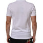 Dolce & Gabbana White Collared Short Sleeves Polo Men T-shirt