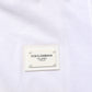 Dolce & Gabbana White Collared Short Sleeves Polo Men T-shirt