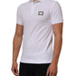 Dolce & Gabbana White Collared Short Sleeves Polo Men T-shirt