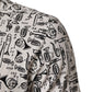 Dolce & Gabbana White Musical Print Collared Polo T-shirt