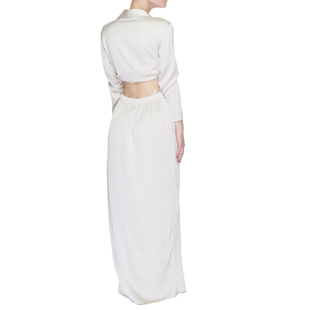 Sandro Ferrone Beige Polyester Long