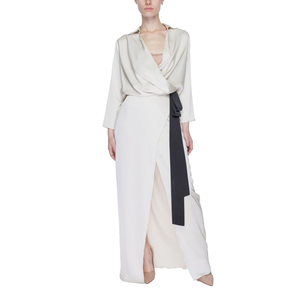 Sandro Ferrone Beige Polyester Long