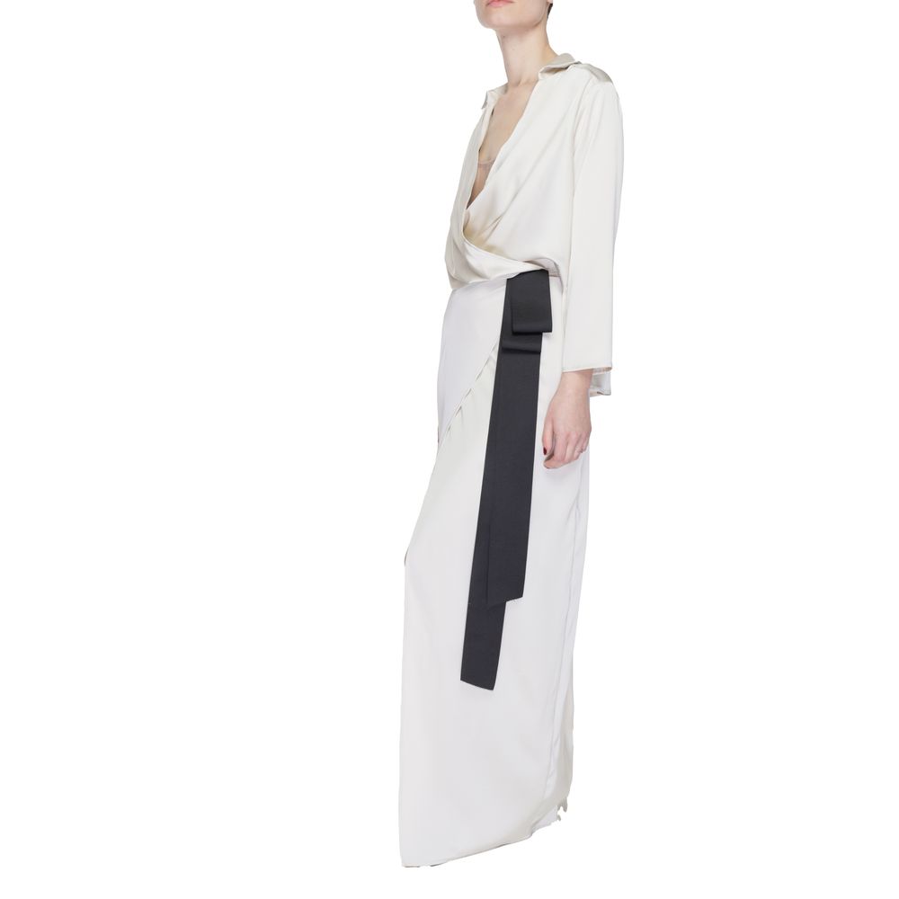 Sandro Ferrone Beige Polyester Long