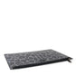 Dolce & Gabbana Multicolor Leopard Jacquard Logo Plaque Document Briefcase Bag