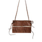 Miu Miu Brown Leather Fur Inner Lining Neck Strap WinterFleece Handwarmer