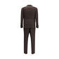 Brunello Cucinelli Brown Wool Two-Piece Suit