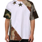 Dolce & Gabbana White Camouflage Patckwork Men Cotton T-shirt