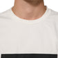 Dolce & Gabbana White Logo Print Cotton Crew Neck Men T-shirt