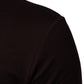 Dolce & Gabbana Brown Logo Plaque Cotton Crew Neck T-shirt