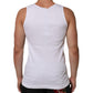 Dolce & Gabbana White Cotton Chain Necklace Tank Top T-shirt