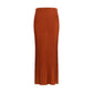 Gabriela Hearst Long Knitted Skirt with narrow ribs