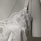 Dolce & Gabbana Off White Floral Lace Tank Lingerie Top Underwear