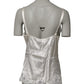 Dolce & Gabbana Off White Floral Lace Tank Lingerie Top Underwear