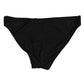 Dolce & Gabbana Black Nylon Stretch Slip Brief Women Underwear