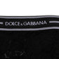 Dolce & Gabbana Black Lace Slip Brief Logo Waistband Underwear
