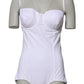 Dolce & Gabbana White Padded Balconette One Piece Swimwear