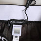 Dolce & Gabbana Black Floral Print High Waist Panty  Underwear