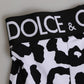 Dolce & Gabbana White Leopard Nylon High Waist Girdle Underwear