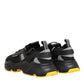 Dolce & Gabbana Black Daymaster Low Top Men Sneakers Shoes