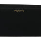 Dolce & Gabbana Black Leather #DGFAMILY Zipper Continental Mens Wallet