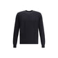 Fendi Black Fleece Wool Sweatshirt
