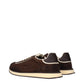 Dolce & Gabbana Brown Fabric Low Top Sneakers