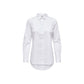 Jacqueline De Yong White Cotton Blouse