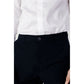 Armani Exchange Blue Cotton Pant