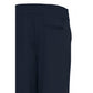 ICHI Blue Recycled Polyurethane Casual Pants