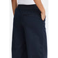ICHI Blue Recycled Polyurethane Casual Pants
